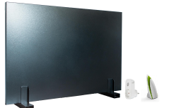 Panel grzewczy Radius+ 950W BLACK w zestawie ze sterownikiem czasowym oraz temperaturowym WiFi