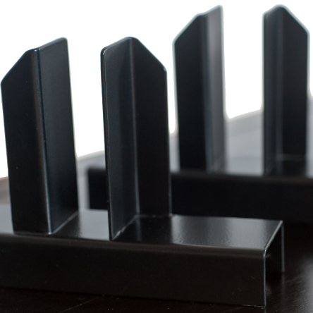 Podstawy podłogowe / nóżki uniwersalne do paneli Radius+ Czarne